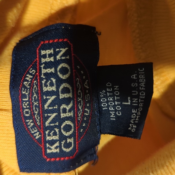 Vtg Kenneth Gordon Turtleneck Shirt Irish American Challenge 1995 Mens L -323 - Picture 4 of 7